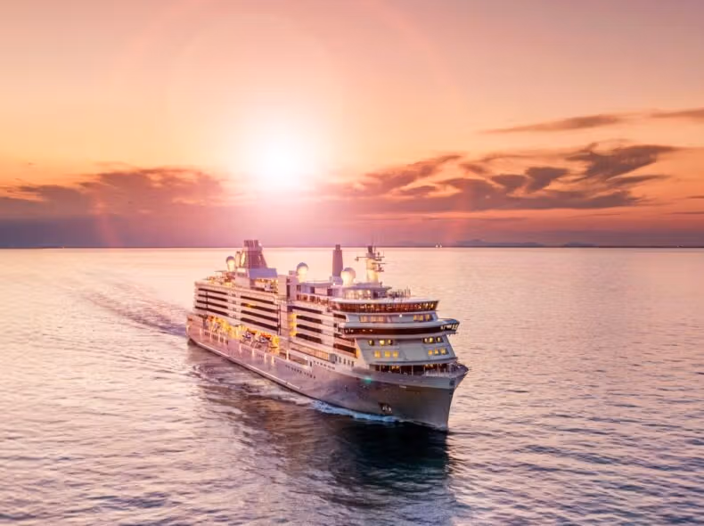 Silversea newest ship Silver Ray, the second Nova class ship.