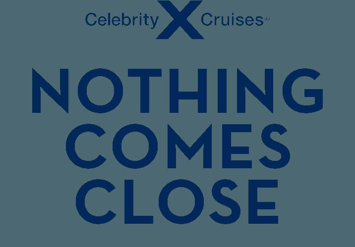 Celebrity Cruise Line nothing comes close logo